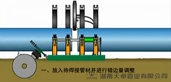 PE給水管熱熔對接1